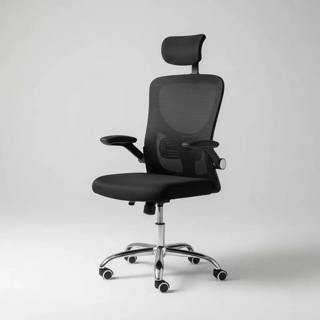 Cadeira De Escritório Ergonômica Ravena Apoio Lombar E Nuca